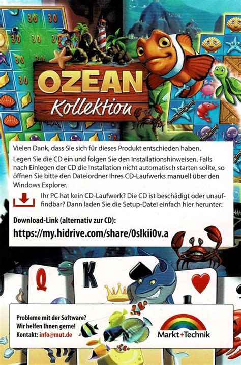 Ozean Kollektion Windows Box Cover Art Mobygames