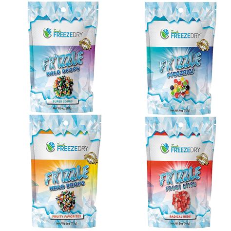 Fun Express 17 oz. Family Freeze Dry Fr'izzle Candy Assortment - 4 Pc