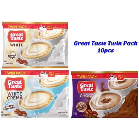 Great Taste 3in1 Twin Pack 10 X 50g Shopee Philippines