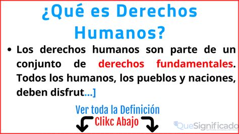 Descubre Las Características Y Significado De Los Derechos Humanos