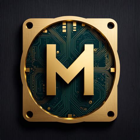 JM initials interlocking with a minimalist circuit board pat... by Jose ...