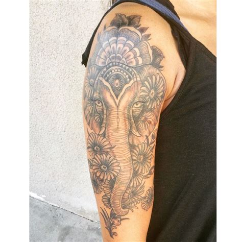 Feminine elephant sleeve tattoo | Tattoos for women half ... | Tattoos ...