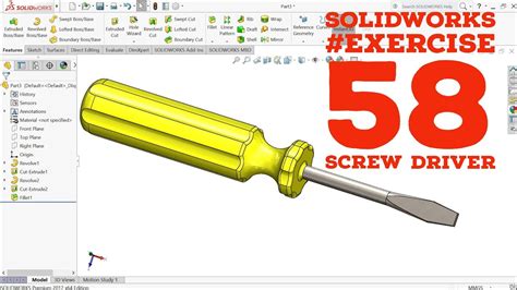 ⚡ Solidworks Tutorial Exercise 58 Solidworks Series 58 Tutorial