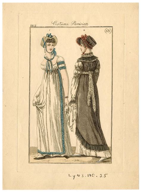 Costume Institute Fashion Plates Women 1800 1819 Part 1 Plate 42 C