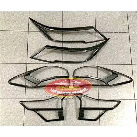 Jual Paket Garnish Cover Lampu Depan Belakang All New Rush Terios Gr