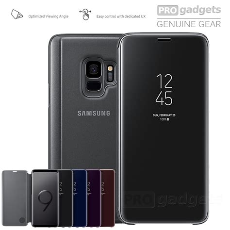 Genuine Original Samsung Galaxy S9 Led View Leather Flip Case Cover