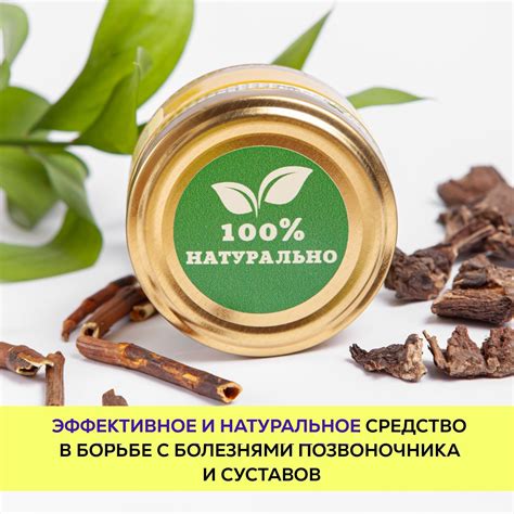 Крем - мазь для позвоночника и суставов с окопником и сабельником от ...