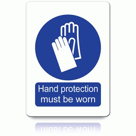 Buy Hand Protection Must Be Worn Labels Mandatory Stickers