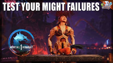 Mortal Kombat 1 All Test Your Might Failures Fallos En Pon A Prueba