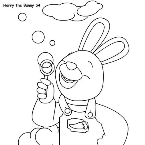 Baby First Harry The Bunny Coloring Pages