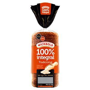 Calorias em 2 fatias 50 g Pão Integral 100 Integral 7 Grãos e Fatos