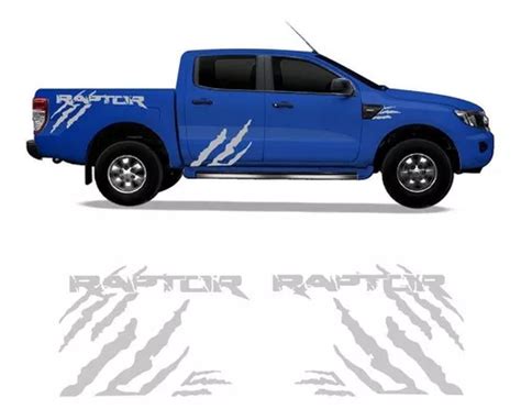 Sticker Sportinox Vinil Prata Franja Ford Ranger Raptor Mercadolibre