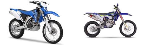 Motorrad Vergleich Yamaha Wr F Vs Sherco Sef Factory