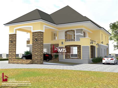 Bedroom Duplex Rf D Nigerian Building Designs