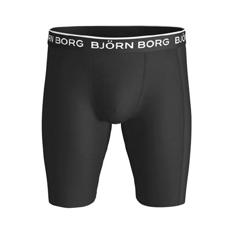 Bj Rn Borg Windproof Long Boxershorts Pack Heren Zwart