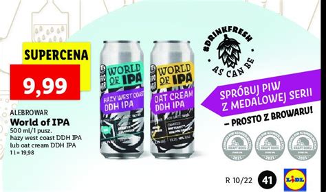 Piwo Alebrowar World Of Ipa Haze West Coast Ddh Ipa Cena Promocje