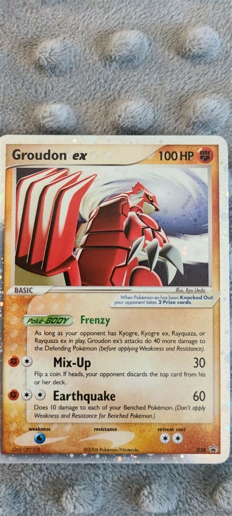 Mavin Pokémon TCG Groudon EX 038 Black Star Promo