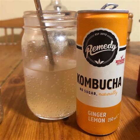 Remedy Ginger Lemon Kombucha Review Abillion