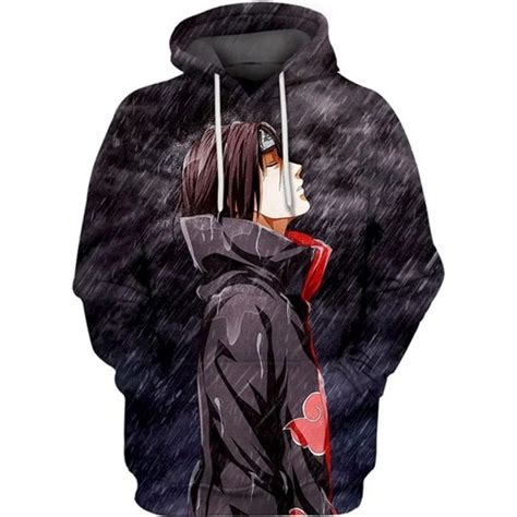 Itachi Uchiha In Peace Naruto Anime All Over Printing 3d Hoodie Teeruto