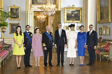 Schwedische Royals zeigen sich beim Staatsbankett majestätisch