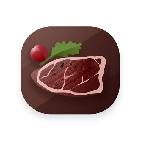 Premium Ai Image A Plate With A Piece Of Meat And A Leaf Of Lettuce On It