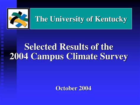 Ppt Selected Results Of The 2004 Campus Climate Survey Powerpoint