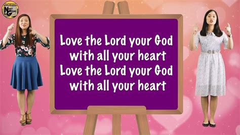 Love The Lord Your God Matthew 2237 Sunday School Songs Kids