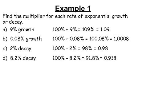 Modeling Exponential Functions Warm Up Write As A