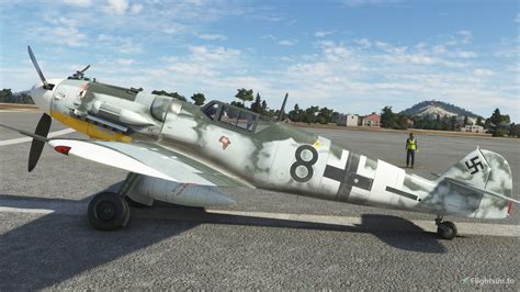 Messerschmitt Bf 109g 6 Trop Schwarze 8” 5jg 27 のために Microsoft