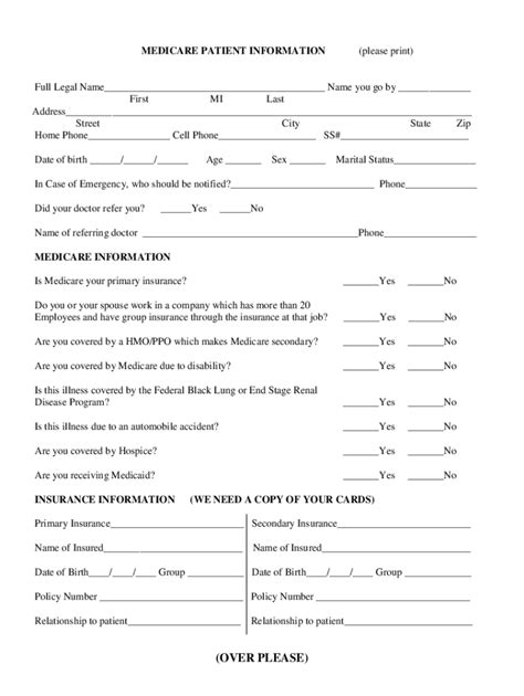 Fillable Online Medicare Annual Reenrollment Patient Attestation Form