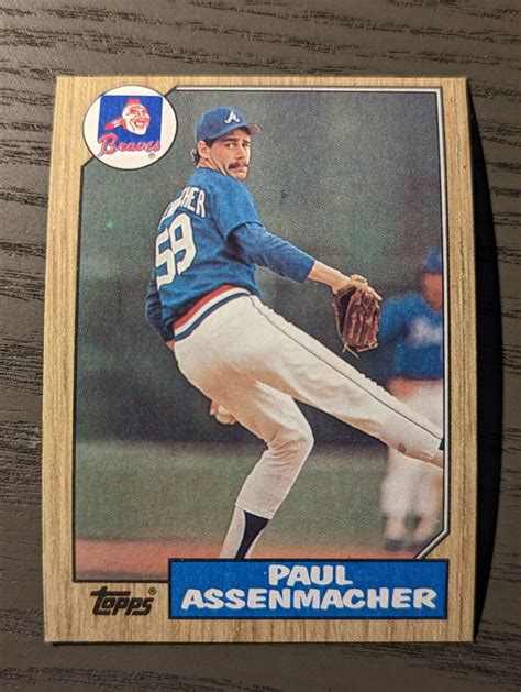 Topps Paul Assenmacher For Sale Online Ebay