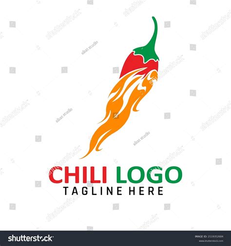 Red Hot Chili Logo Designs Concept Stock Vector Royalty Free 2119352684 Shutterstock