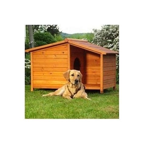 Large Wooden Dog Kennel. Sturdy and Attractive Outdoor Wood Dog Kennel ...