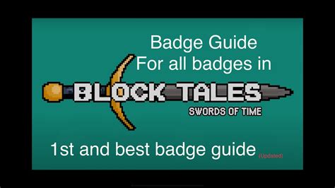 Block Tales All Badges Guide Roblox Updated Youtube