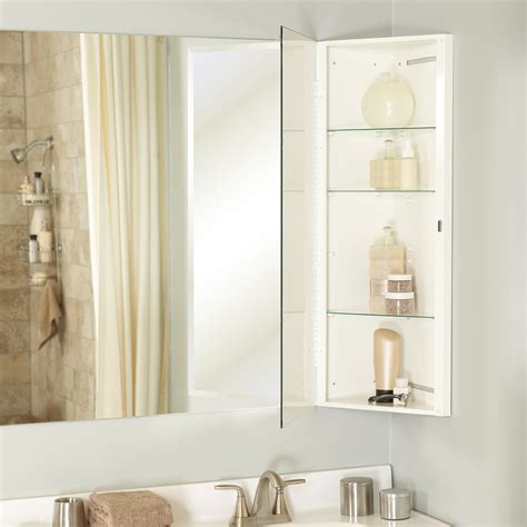 Zenith Mb36cvbb Over The Mirror Corner Medicine Cabinet Frameless