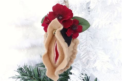 Flower Vagina Ornaments For Bags Christmas Etsy