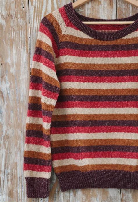 Sunday Morning Rib Stitch Sweater Knitting Pattern Originally Lovely