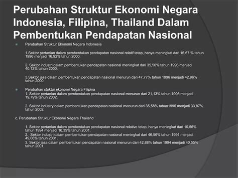 5 Perubahan Struktur Ekonomi Ppt