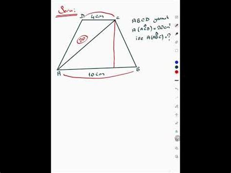 Yamuk Alan Soru 18 Tyt Ayt Matematik Geometri YouTube