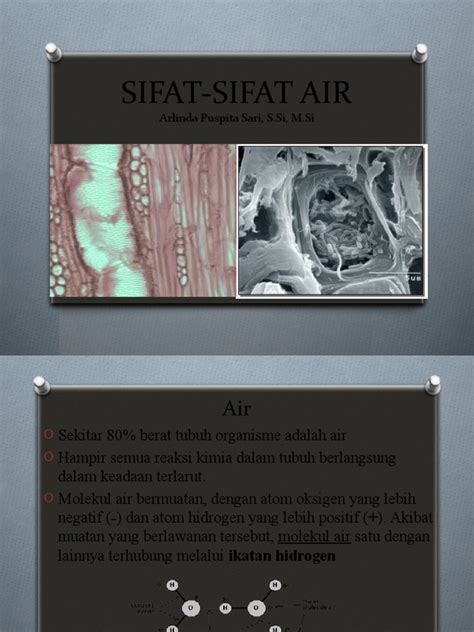 Sifat Sifat Air Pdf