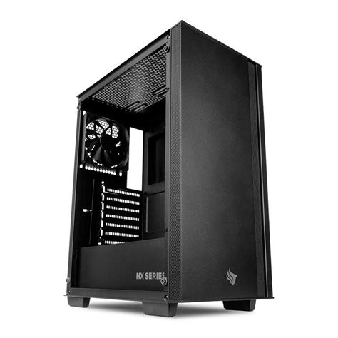 Gabinete Gamer Pichau Hx Mid Tower Lateral De Vidro Fans