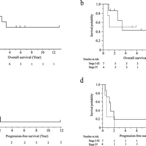 A Kaplan Meier Plot For Overall Survival Of All Patients B