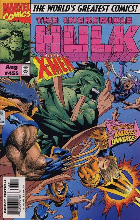 Incredible Hulk The 455 VF NM Marvel X Men Peter David Comic