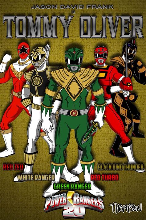 Tommy Oliver Jason David Frank Power Ranger Legend Green Power