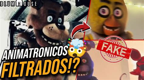 Todos Los Animatronicos Filtrados 😱 Diseño De Five Nights At Freddy´s