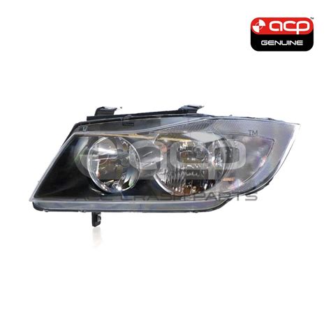 Halogen Manual Adjust Head Lamp Passenger Side OES Suits BMW 3 Series