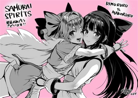 Rimururu And Nakoruru By Kojima Saya R Samuraishodown