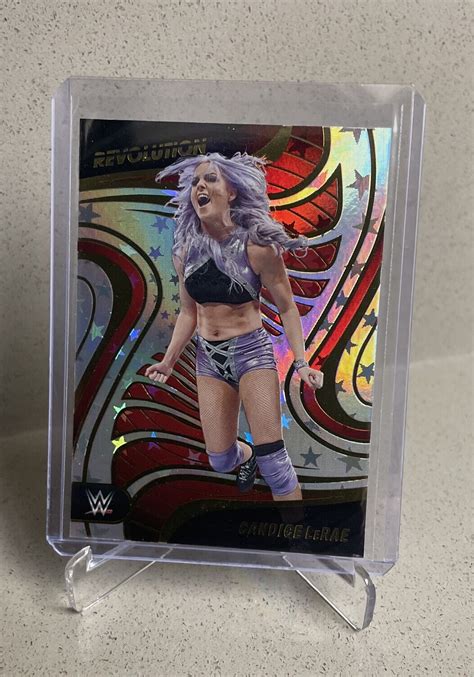 Astro Parallel Panini Revolution WWE 2023 Candice LeRae 21 RAW Insert