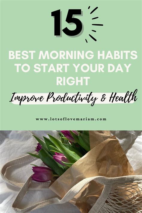 15 Best Morning Habits The Ultimate Guide To A Positive Start — Lots