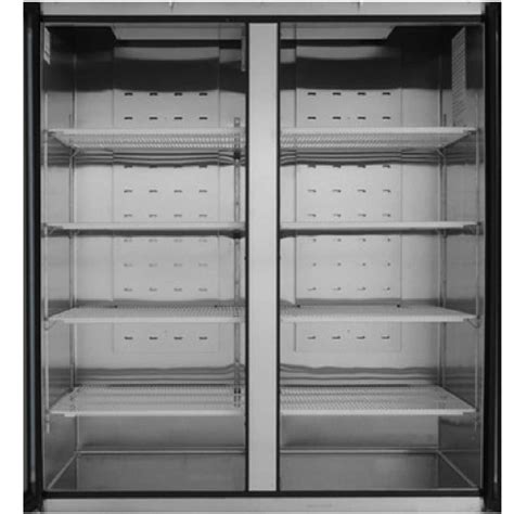 Icehaus RV 2PS SS 01 Refrigerador Acero Inoxidable 2 Puertas Solidas